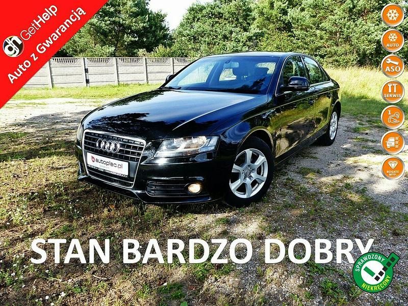 Czarny Używany 2008 Audi A4 Comfort Sedan/Limuzyna | 17 990 zł - Obraz 1/4