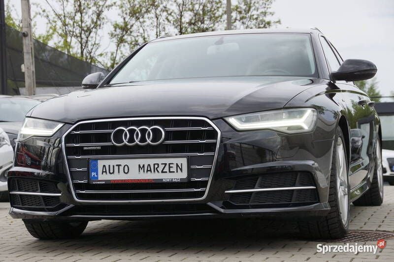 Czarny Używany 2016 Audi A6 S-Line Kombi | 77 600 zł (Dobra cena) - Obraz 1/4