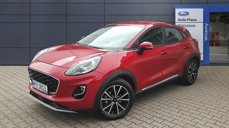 Bordowy Używany 2022 Ford Puma Gen-E SUV | 96 900 zł - Obraz 1/4