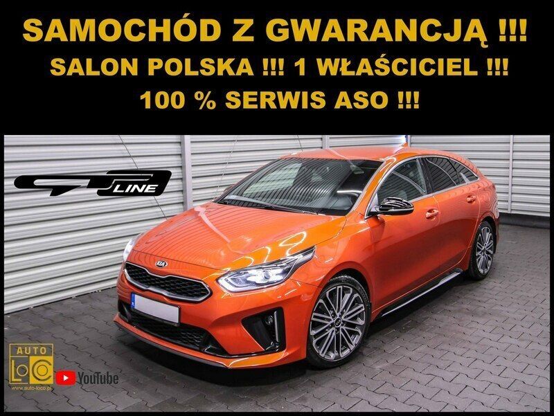 Pomarańczowy (metalik) Używany 2019 Kia ProCeed 2 Hatchback | 78 888 zł - Obraz 1/4