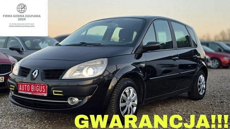 Czarny Używany 2008 Renault Scénic II Minivan | 8900 zł - Obraz 1/4