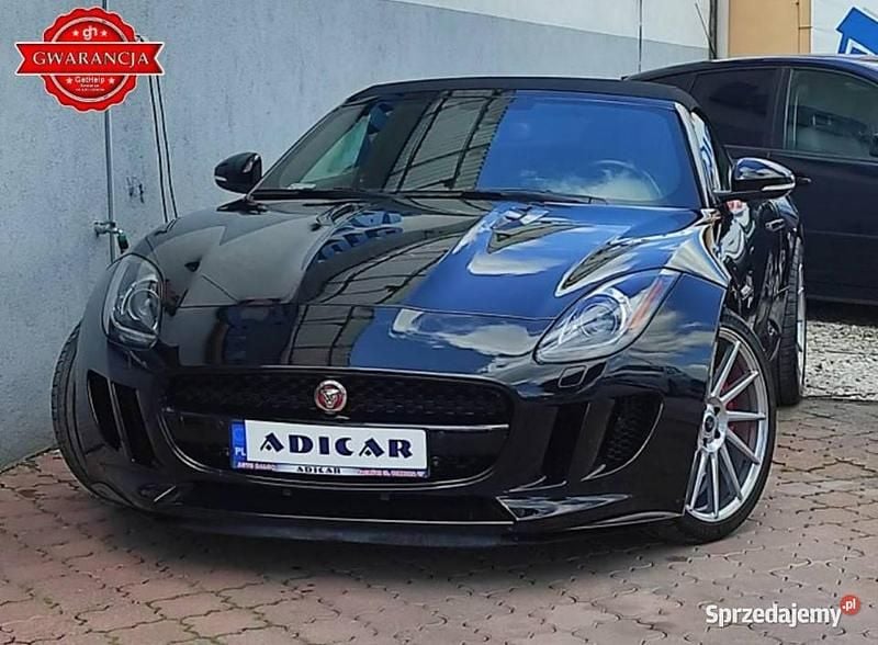 Używany Jaguar F-Type 380 KM (279 kW) 2016 Czarny (metalik) Kabriolet