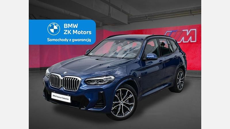 Niebieski phytonic metalizowany Używany 2021 BMW X3 Performance SUV | 169 900 zł (Drogi) - Obraz 1/3