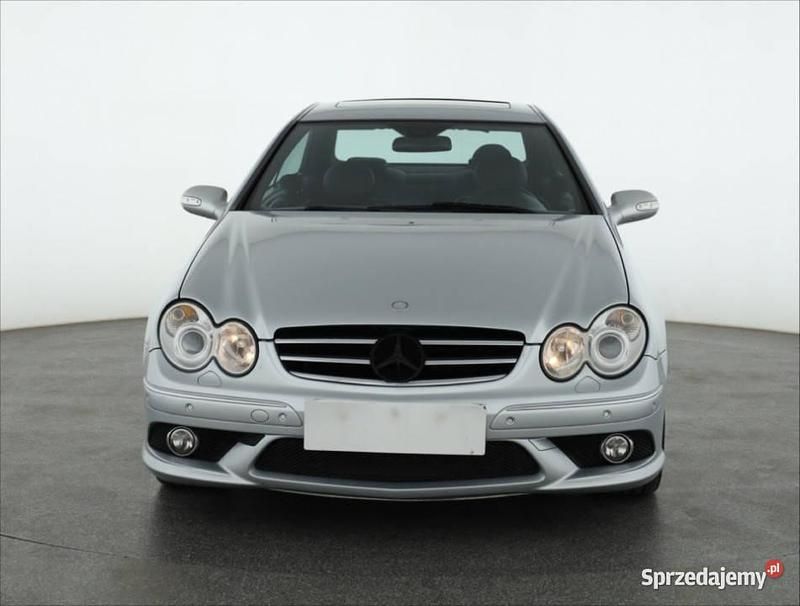 Srebrny Używany 2005 Mercedes CLK55 AMG AMG Coupe | 47 999 zł - Obraz 1/4