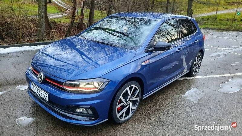 Niebieski Używany 2019 VW Polo GTI Hatchback | 79 900 zł - Obraz 1/4