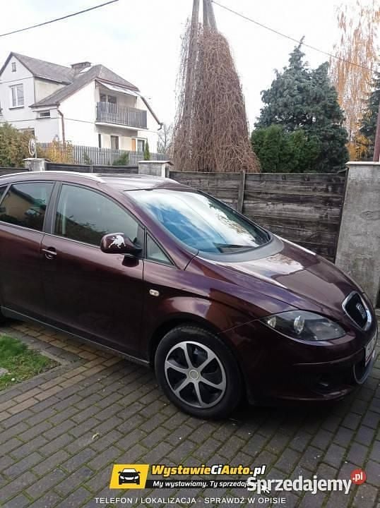Bordowy Używany 2007 Seat Altea XL Minivan | 9900 zł (Uczciwa cena) - Obraz 1/4