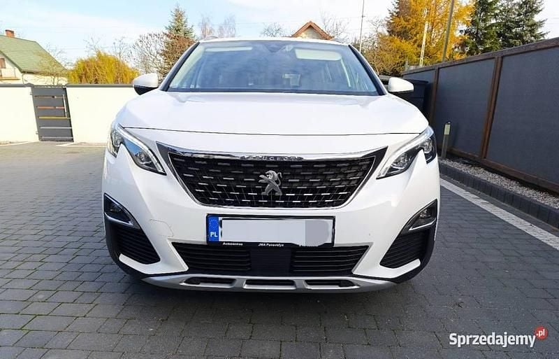 Biały Używany 2018 Peugeot 5008 GT-line SUV | 79 900 zł (Dość drogi) - Obraz 1/4