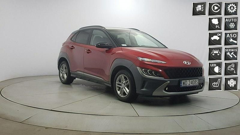 Czerwony Używany 2021 Hyundai Kona Style SUV | 69 850 zł (Uczciwa cena) - Obraz 1/4
