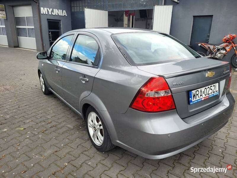 Używany Chevrolet Aveo 101 KM (74 kW) 2009 Szary Sedan/Limuzyna