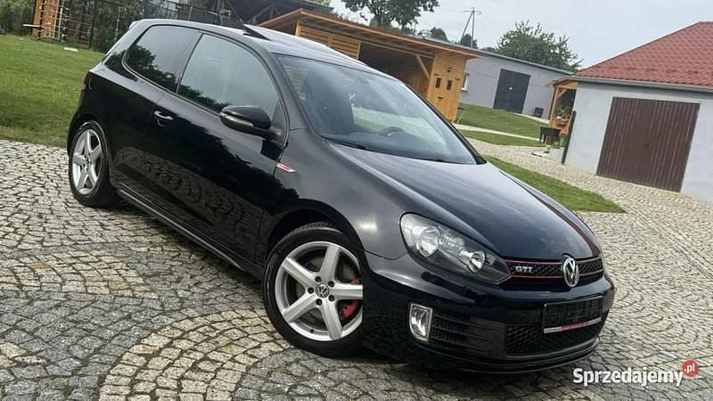 Czarny metalik Używany 2009 VW Golf VI GTI Hatchback | 35 900 zł - Obraz 1/4