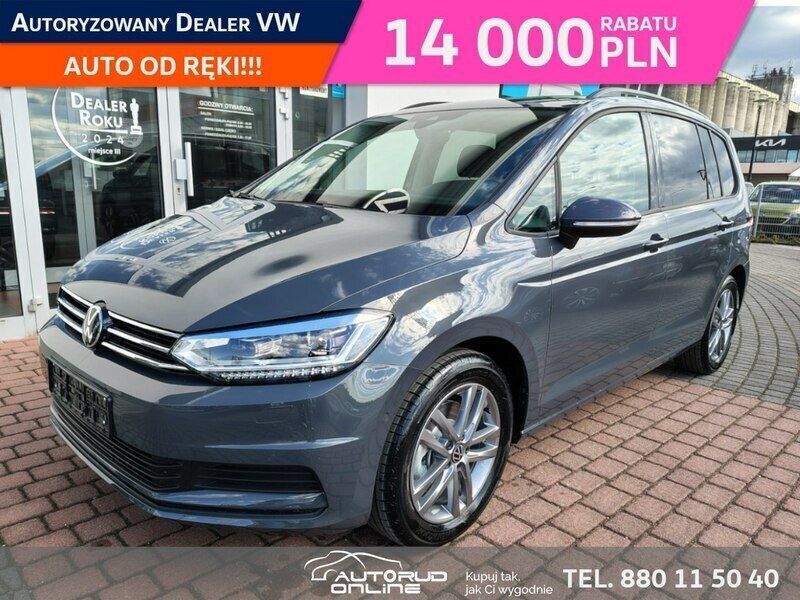 Szary (metalik) Nowe 2025 VW Touran Minivan | 156 690 zł (Super Cena) - Obraz 1/4