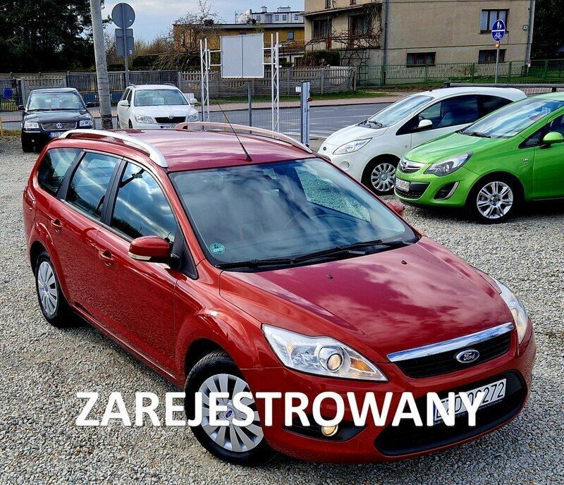 Bordowy Używany 2008 Ford Focus Kombi | 11 900 zł (Uczciwa cena) - Obraz 1/4