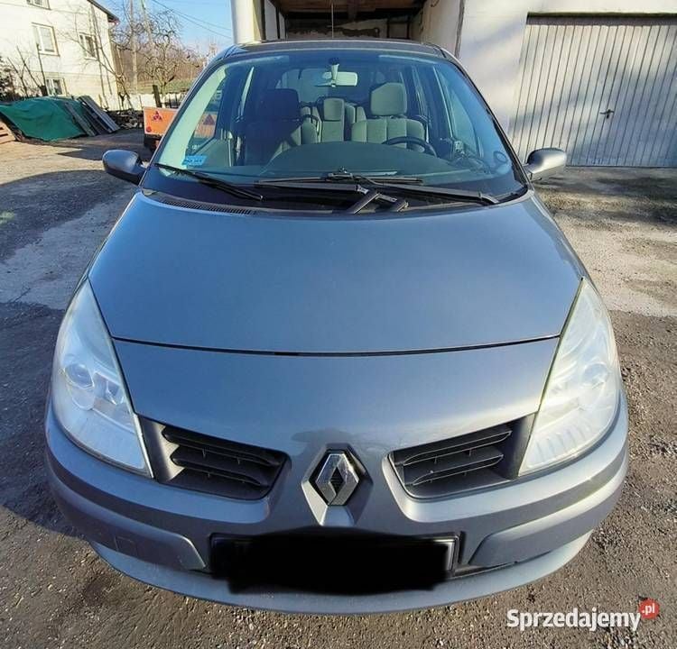 Szary Używany 2007 Renault Scénic II Minivan | 6999 zł (Uczciwa cena) - Obraz 1/2