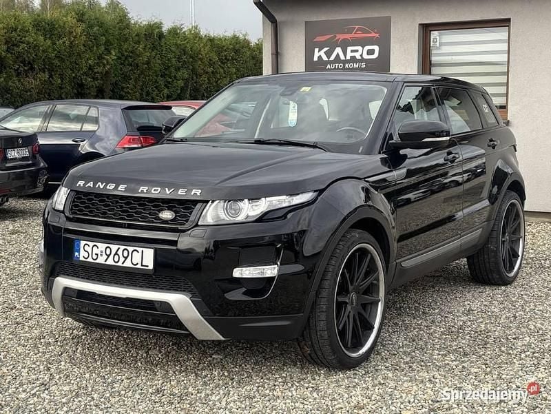 Czarny Używany 2012 Land Rover Range Rover evoque SUV | 54 990 zł (Uczciwa cena) - Obraz 1/4