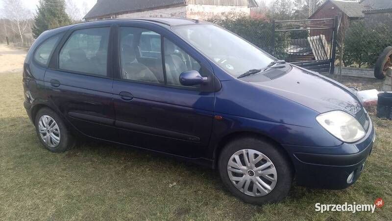 Granatowy Używany 2002 Renault Scénic Minivan | 3200 zł (Uczciwa cena) - Obraz 1/4