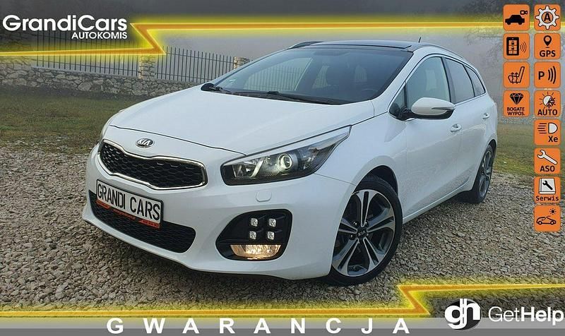 Biały Używany 2016 Kia Ceed GT GT-Line Kombi | 34 800 zł - Obraz 1/4