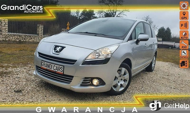 Srebrny Używany 2013 Peugeot 5008 Minivan | 26 500 zł (Super Cena) - Obraz 1/4