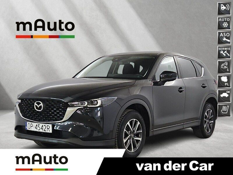 Czarny (metalik) Używany 2021 Mazda CX-5 SUV | 119 900 zł (Dość drogi) - Obraz 1/4