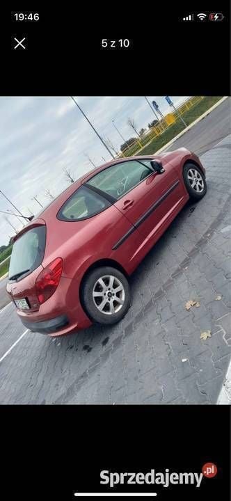 Używany Peugeot 207 2007 Czerwony Hatchback