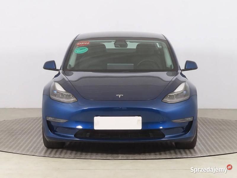 Niebieski Używany 2021 Tesla Model 3 Long Range AWD Sedan/Limuzyna | 130 500 zł - Obraz 1/4