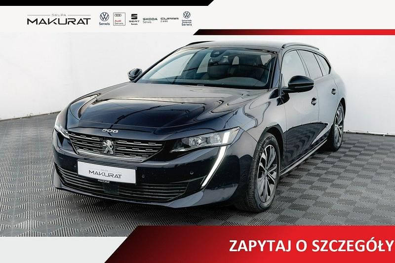 Niebieski (metalik) Używany 2022 Peugeot 508 SW Allure Kombi | 87 850 zł - Obraz 1/4