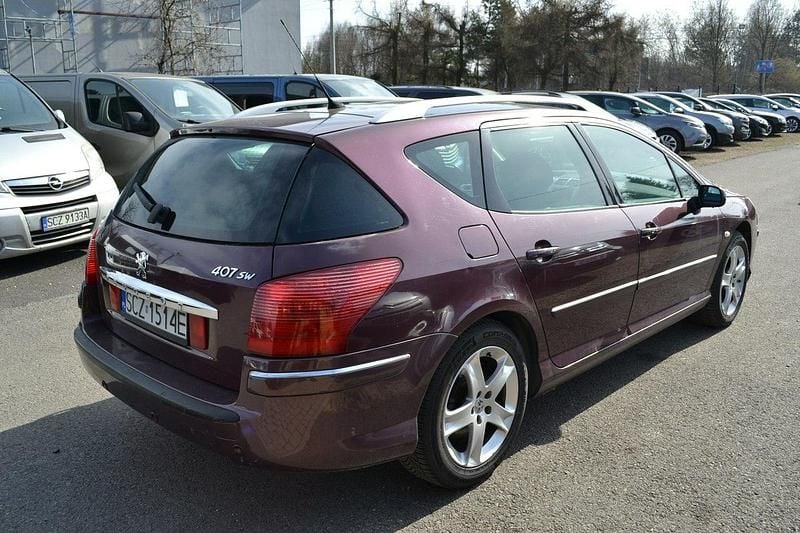 Używany Peugeot 407 136 KM (100 kW) 2008 Wiśniowy Kombi