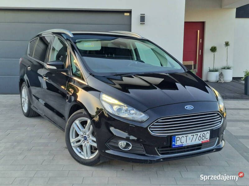 Czarny (metalik) Używany 2016 Ford S-MAX S Minivan | 53 900 zł (Uczciwa cena) - Obraz 1/4