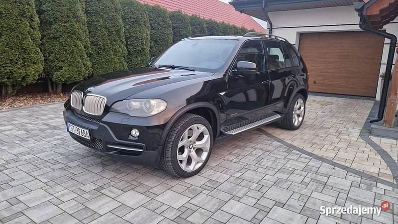 Czarny Używany 2008 BMW X5 SUV | 45 900 zł (Dość drogi) - Obraz 1/4