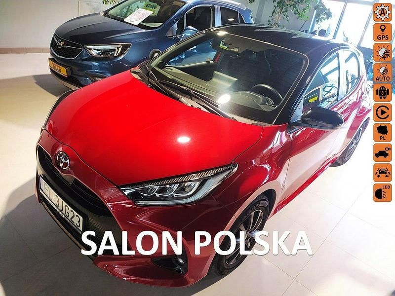 Wiśniowy Używany 2023 Toyota Yaris Style Hatchback | 79 900 zł (Dobra cena) - Obraz 1/4