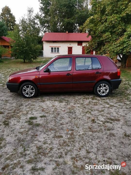 Bordowy Używany 1994 VW Golf III Sedan/Limuzyna | 4900 zł - Obraz 1/4