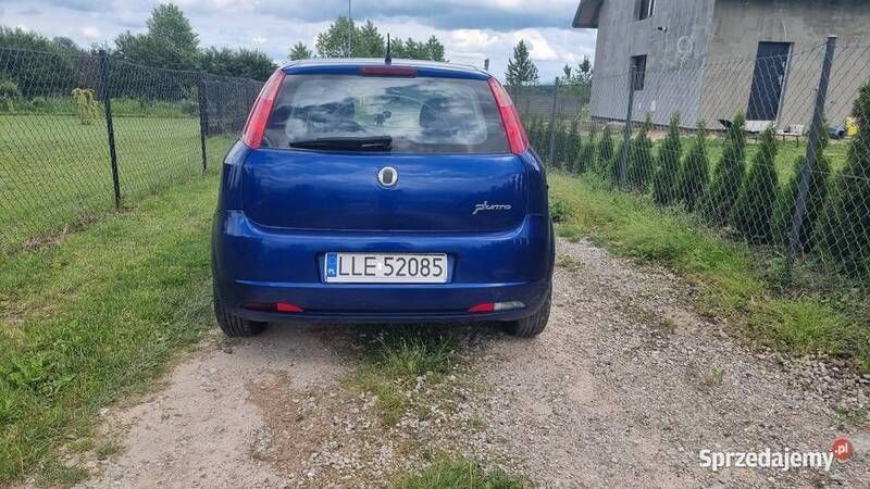Niebieski Używany 2006 Fiat Grande Punto Hatchback | 6800 zł - Obraz 1/4