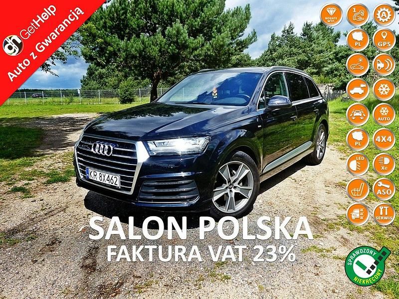 Czarny (metalik) Używany 2017 Audi Q7 SUV | 94 990 zł - Obraz 1/4