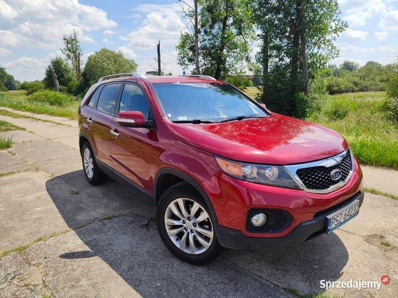 Czerwony Używany 2010 Kia Sorento 2 SUV | 32 500 zł - Obraz 1/4