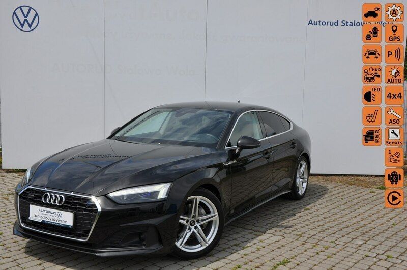 Czarny Używany 2022 Audi A5 Coupe | 139 900 zł (Dość drogi) - Obraz 1/4