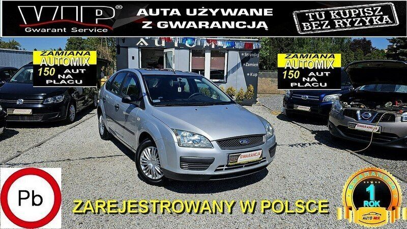 Srebrny Używany 2005 Ford Focus Hatchback | 7900 zł (Uczciwa cena) - Obraz 1/2