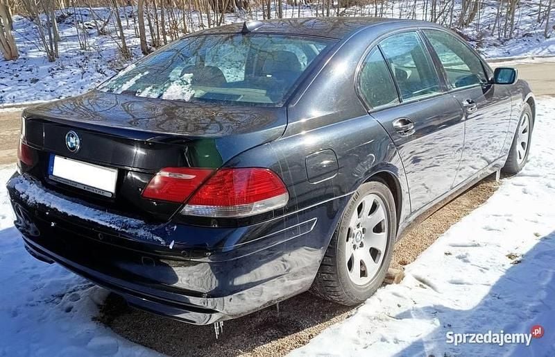 Czarny Używany 2005 BMW 730 Sedan/Limuzyna | 19 900 zł - Obraz 1/4