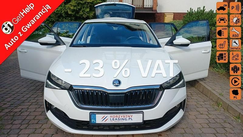Biały Używany 2020 Skoda Scala Hatchback | 30 813 zł (Dobra cena) - Obraz 1/4