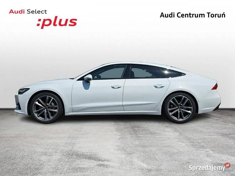 Biały Używany 2024 Audi A7 Ambiente Hatchback | 255 900 zł (Dość drogi) - Obraz 1/4