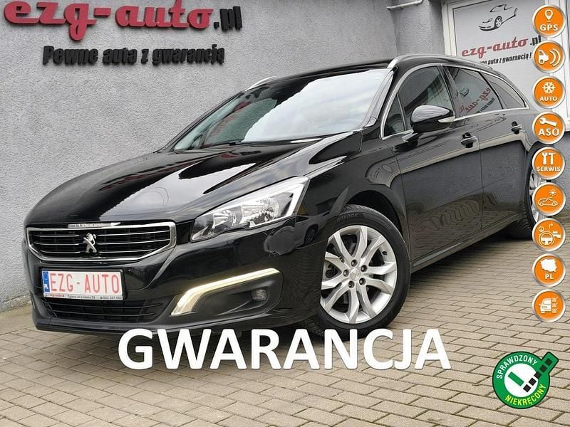 Czarny Używany 2018 Peugeot 508 Kombi | 39 999 zł (Super Cena) - Obraz 1/4