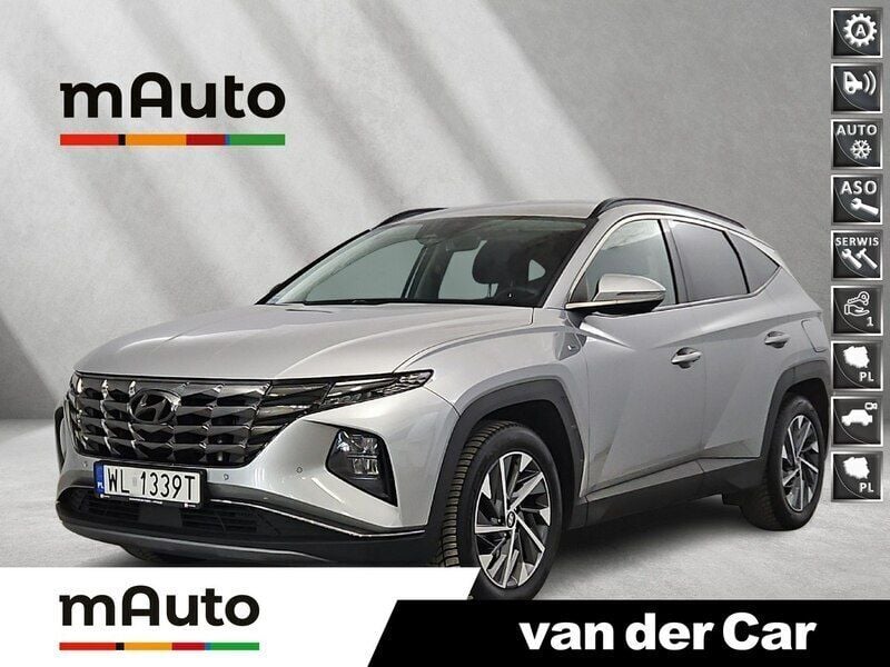 Srebrny Używany 2021 Hyundai Tucson SUV | 96 900 zł (Uczciwa cena) - Obraz 1/4
