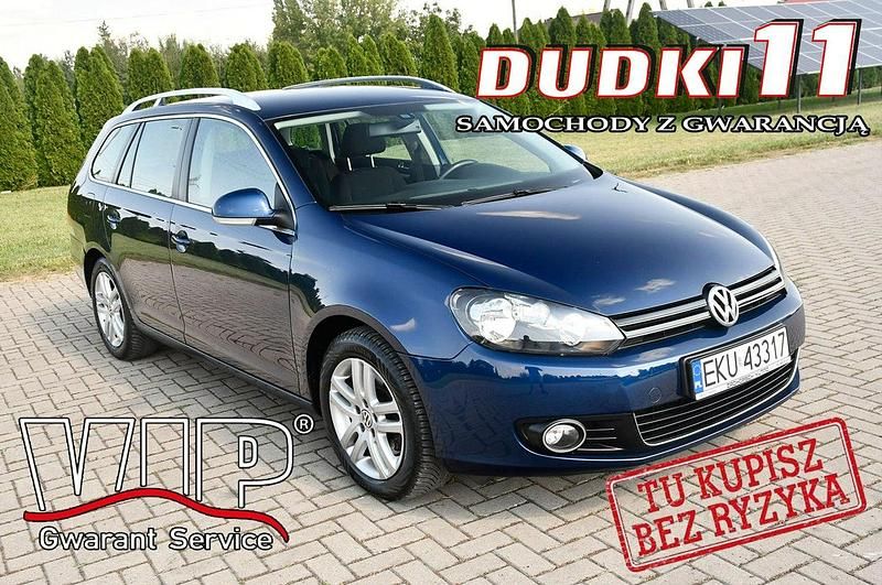 Niebieski Używany 2011 VW Golf VI Kombi | 21 900 zł (Uczciwa cena) - Obraz 1/4