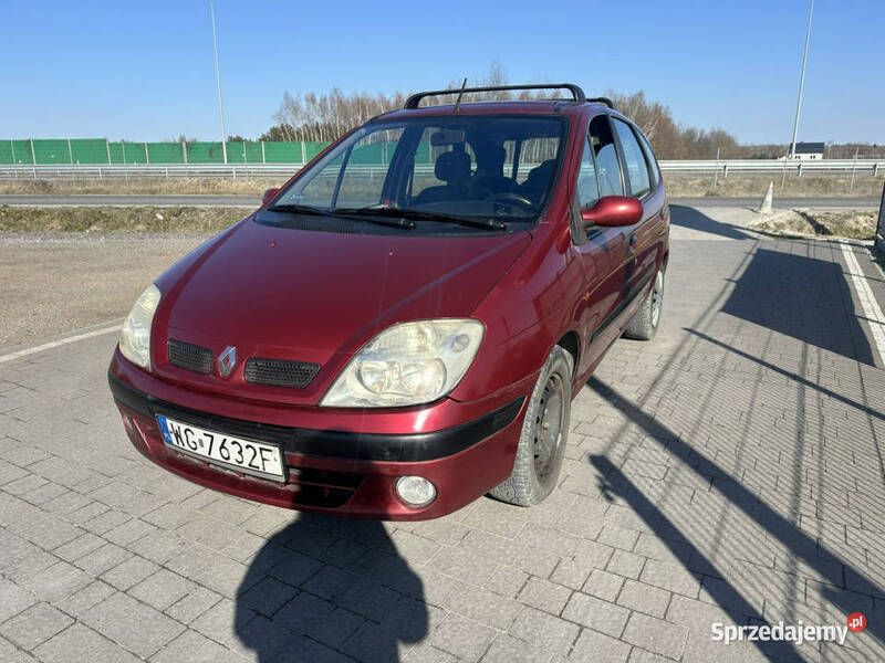 Czerwony Używany 2003 Renault Scénic II Minivan | 3900 zł (Uczciwa cena) - Obraz 1/4