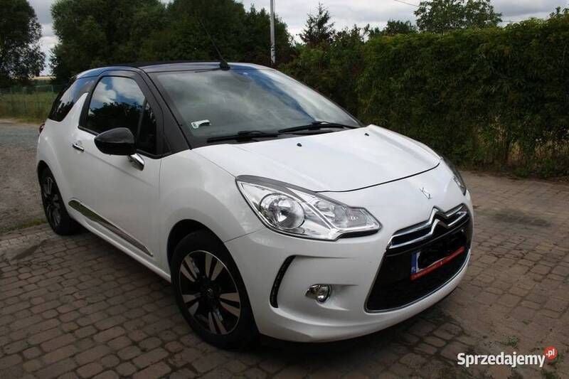 Biały Używany 2014 Citroën DS3 Cabriolet Kabriolet | 21 900 zł - Obraz 1/4