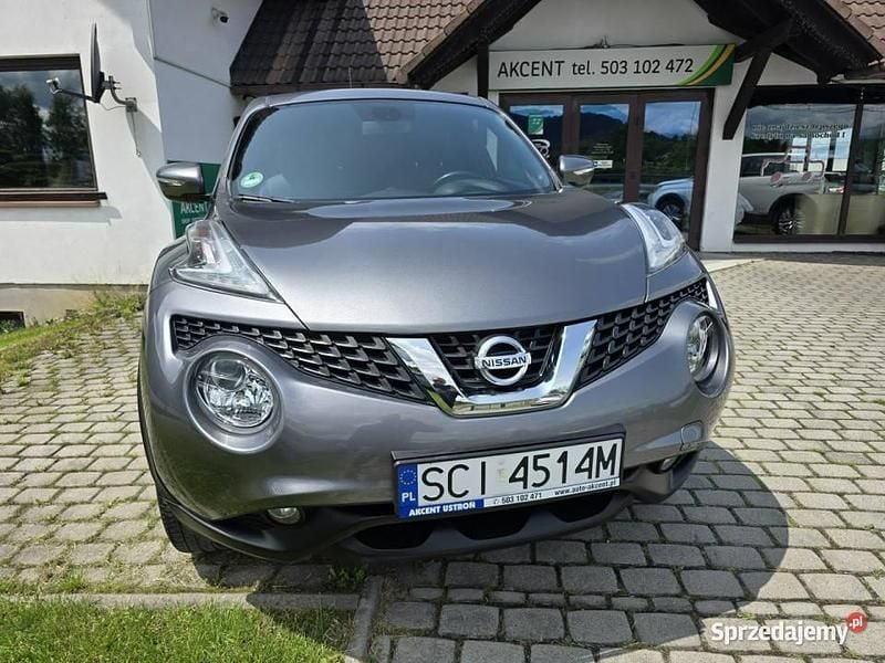 Szary Używany 2017 Nissan Juke SUV | 44 900 zł (Uczciwa cena) - Obraz 1/4