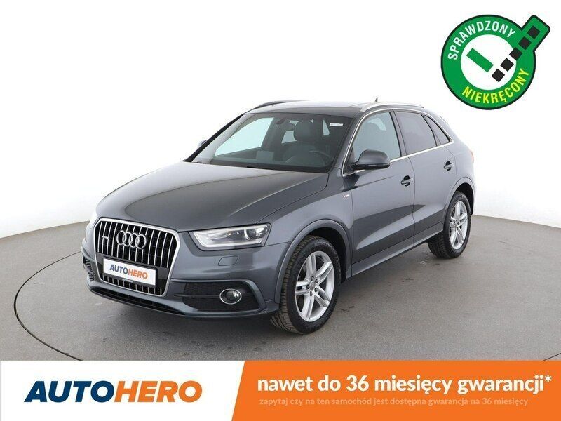 Szary Używany 2014 Audi Q3 S-Line SUV | 59 400 zł (Dobra cena) - Obraz 1/3