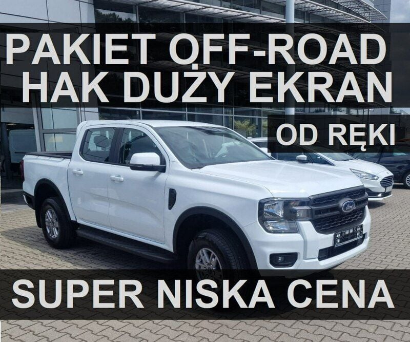 Biały Nowe 2024 Ford Ranger XLT Pickup | 186 591 zł - Obraz 1/4