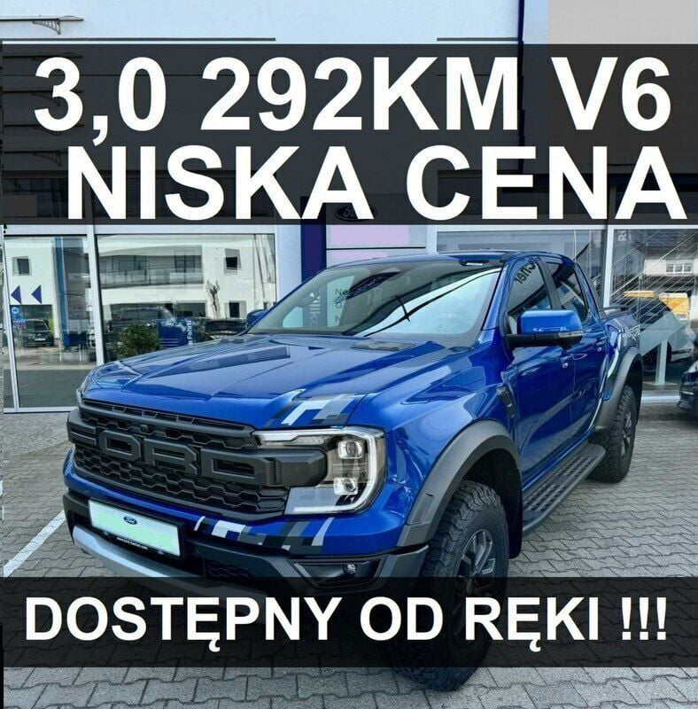 Niebieski Nowe 2024 Ford Ranger Raptor Pickup | 351 780 zł (Uczciwa cena) - Obraz 1/1