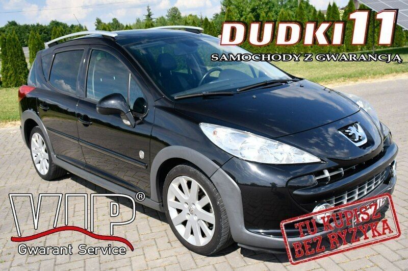 Czarny Używany 2009 Peugeot 207 Kombi | 16 900 zł (Drogi) - Obraz 1/4
