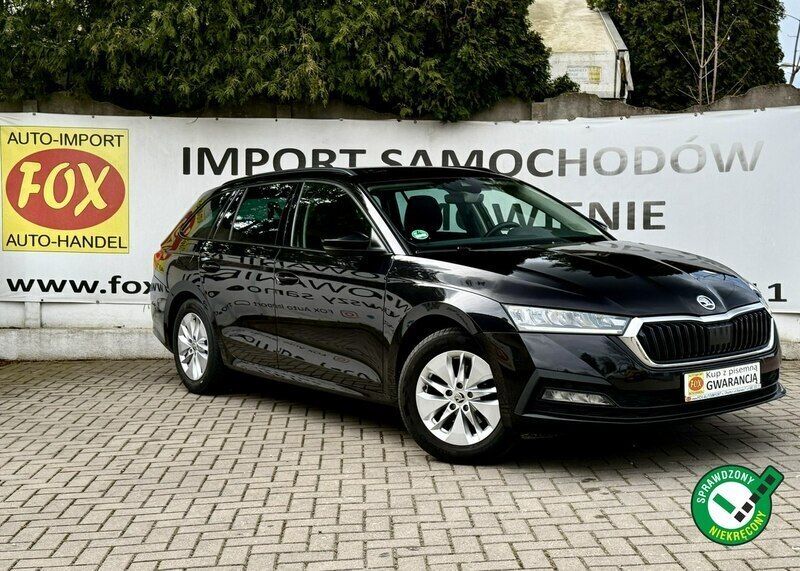 Czarny Używany 2020 Skoda Octavia Kombi | 72 900 zł (Dość drogi) - Obraz 1/4