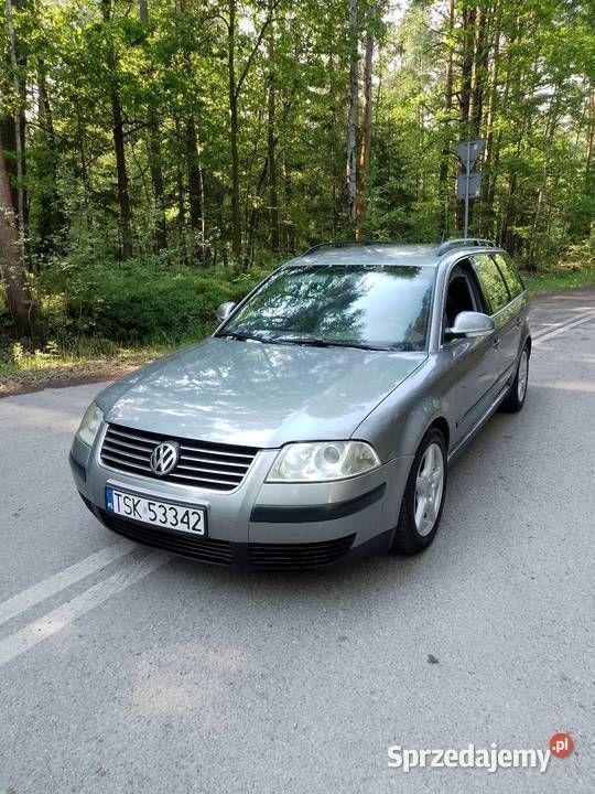 Szary Używany 2004 VW Passat Kombi | 6900 zł (Uczciwa cena) - Obraz 1/4